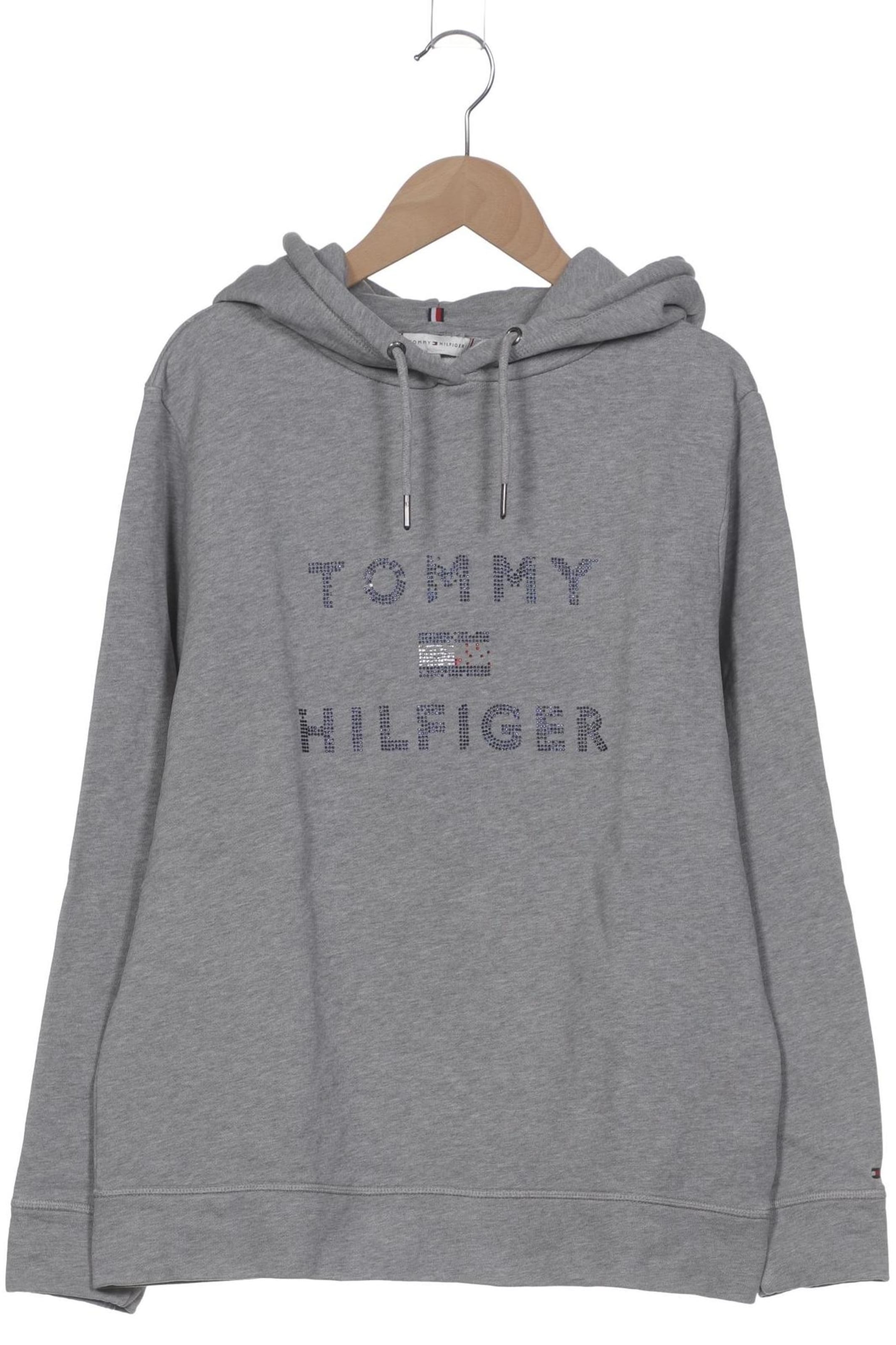 TOMMY HILFIGER Kapuzenpullover M in Grau: Vorderseite