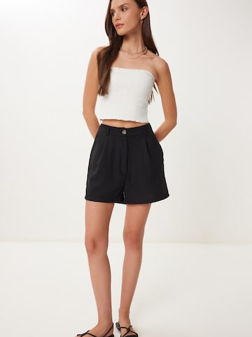 Happiness İstanbul Regular Veckad byxa i svart