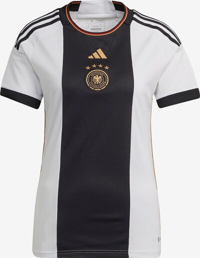 ADIDAS PERFORMANCE Camisola de futebol 'Germany 22 Home' em ouro / vermelho cereja / preto / branco, Vista do produto