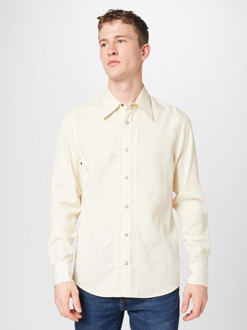 Tiger of Sweden Regular fit Button Up Shirt 'TRAYTON' in White: front