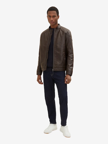 TOM TAILOR Between-Season Jacket in Brown