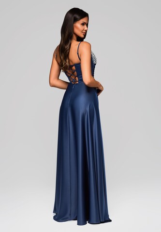 Ombre Avondjurk in Blauw