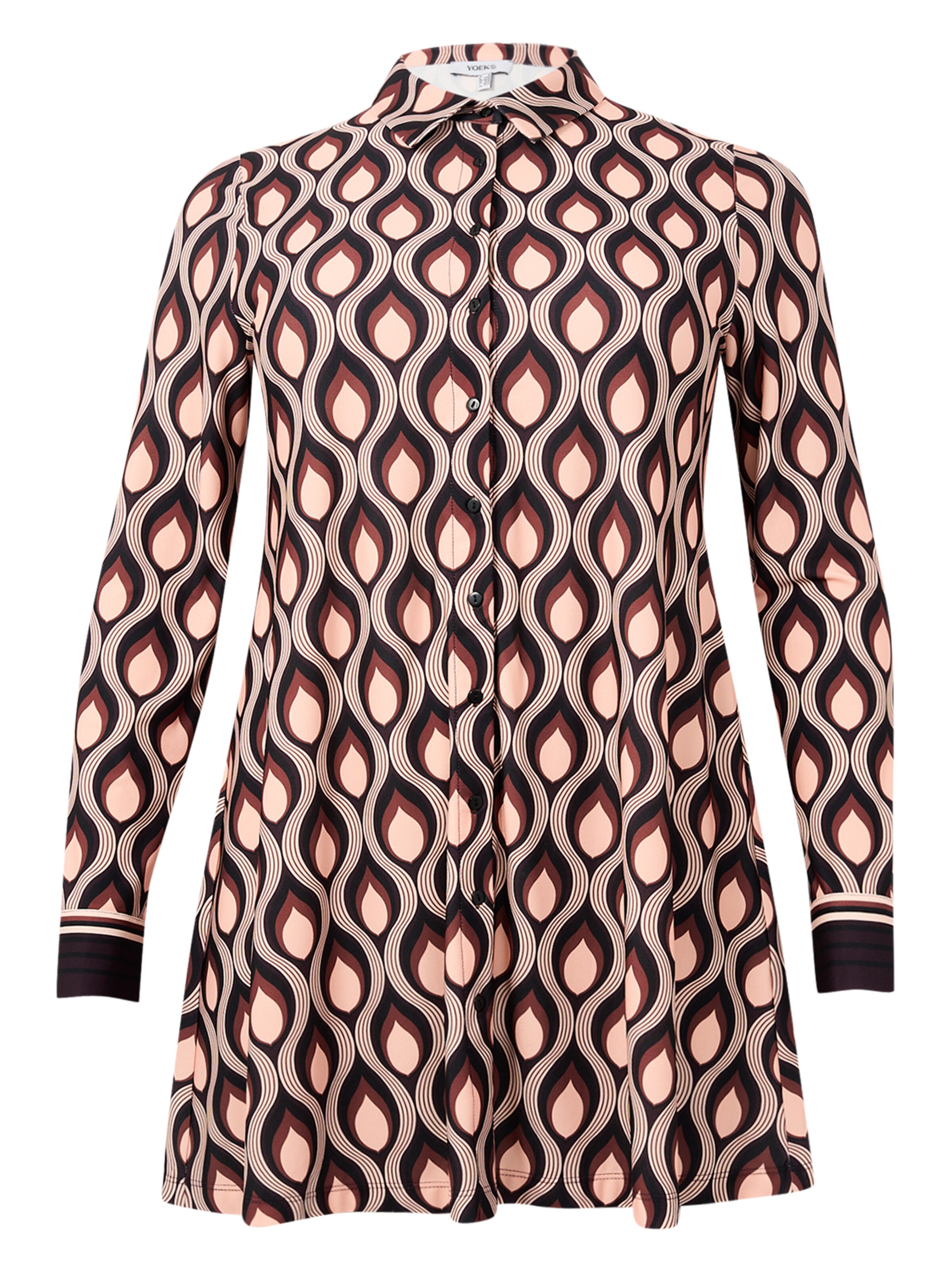 YOEK Blouse in Lila: voorkant