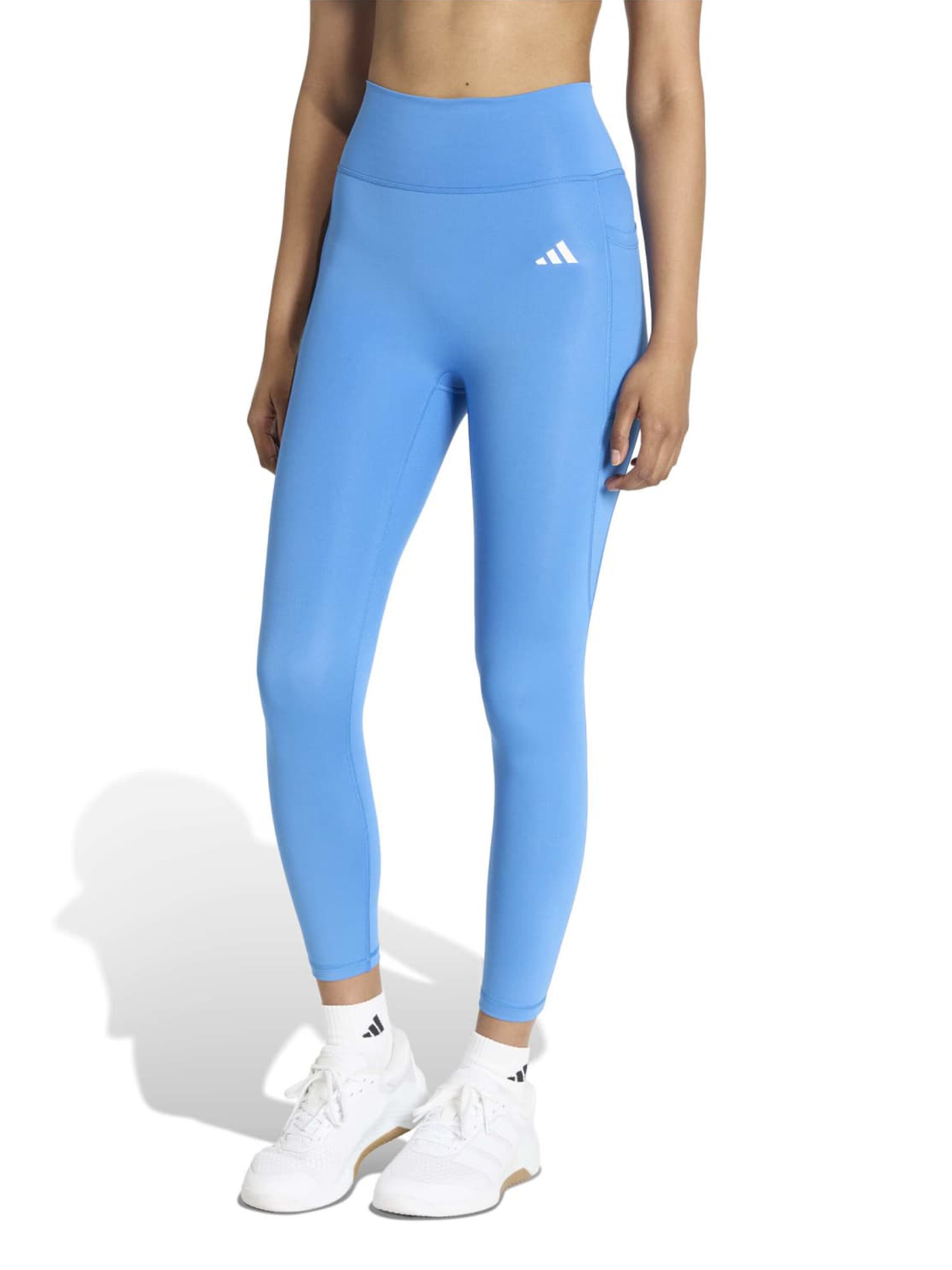 ADIDAS PERFORMANCE - Skinny Pantalón deportivo 'Optime Power Essentials' en azul: frente
