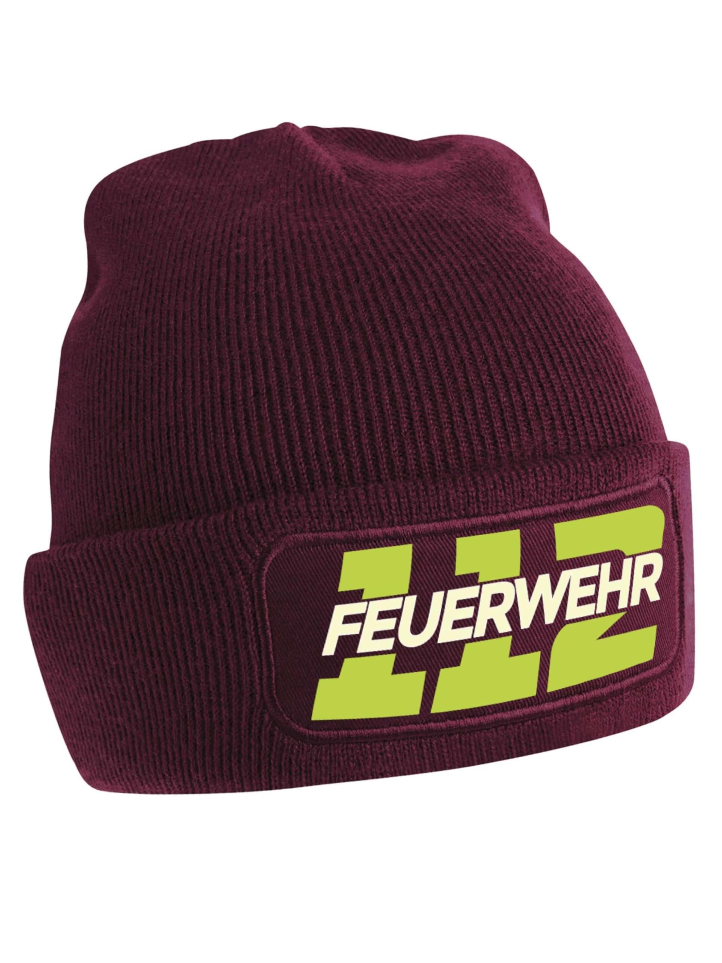 Youth Designz Mütze '112 Feuerwehr'‌‌‌‌‌ in Rot