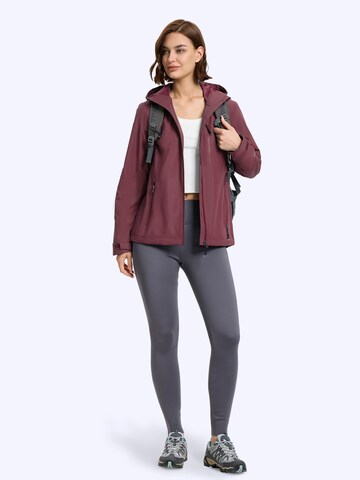 33,000ft Raincoat '33,000ft Womens Rain Jacket' in Red