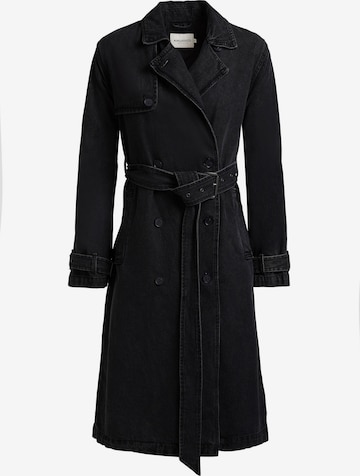 Manteau mi-saison 'HERA' khujo en noir : devant