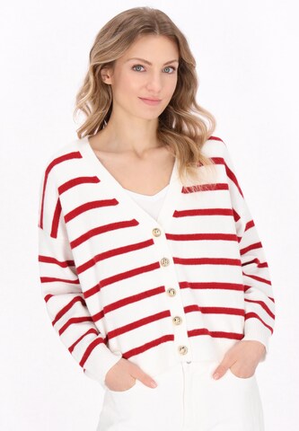 Cardigan DreiMaster Maritim en blanc : devant
