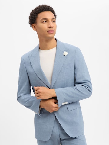Coupe slim Veste de costume BOSS en bleu : devant