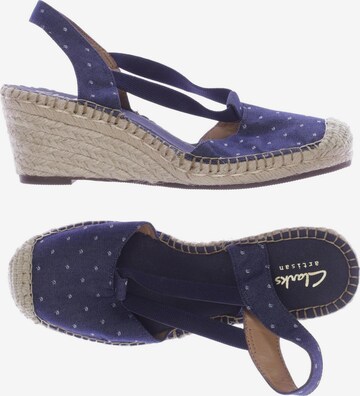 CLARKS Sandalen 36 in Blau: predná strana