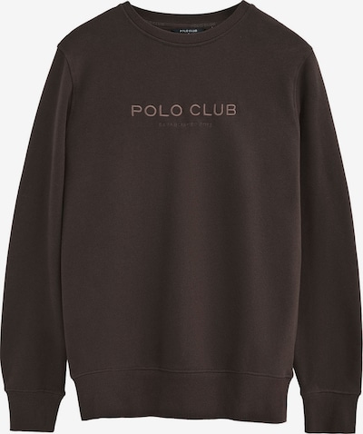 Polo Club Sweatshirt ' EST MINIMAL' in XXXL in Chocolate, Item view