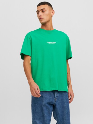 JACK & JONES Shirt 'Vesterbro' in Green: front