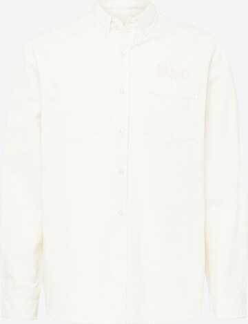 forét Regularny krój Koszula 'BEAR' w kolorze biały: przód