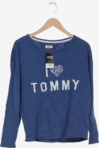 Tommy Jeans Sweatshirt & Zip-Up Hoodie in M in Blue: front