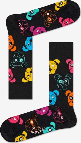 Happy Socks Къси чорапи '2-Pack Dog Socks' в черно