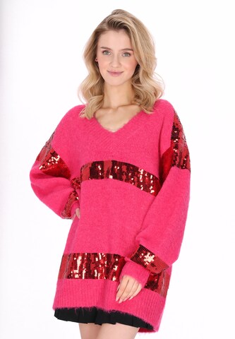 MYMO Sweater in Pink: front