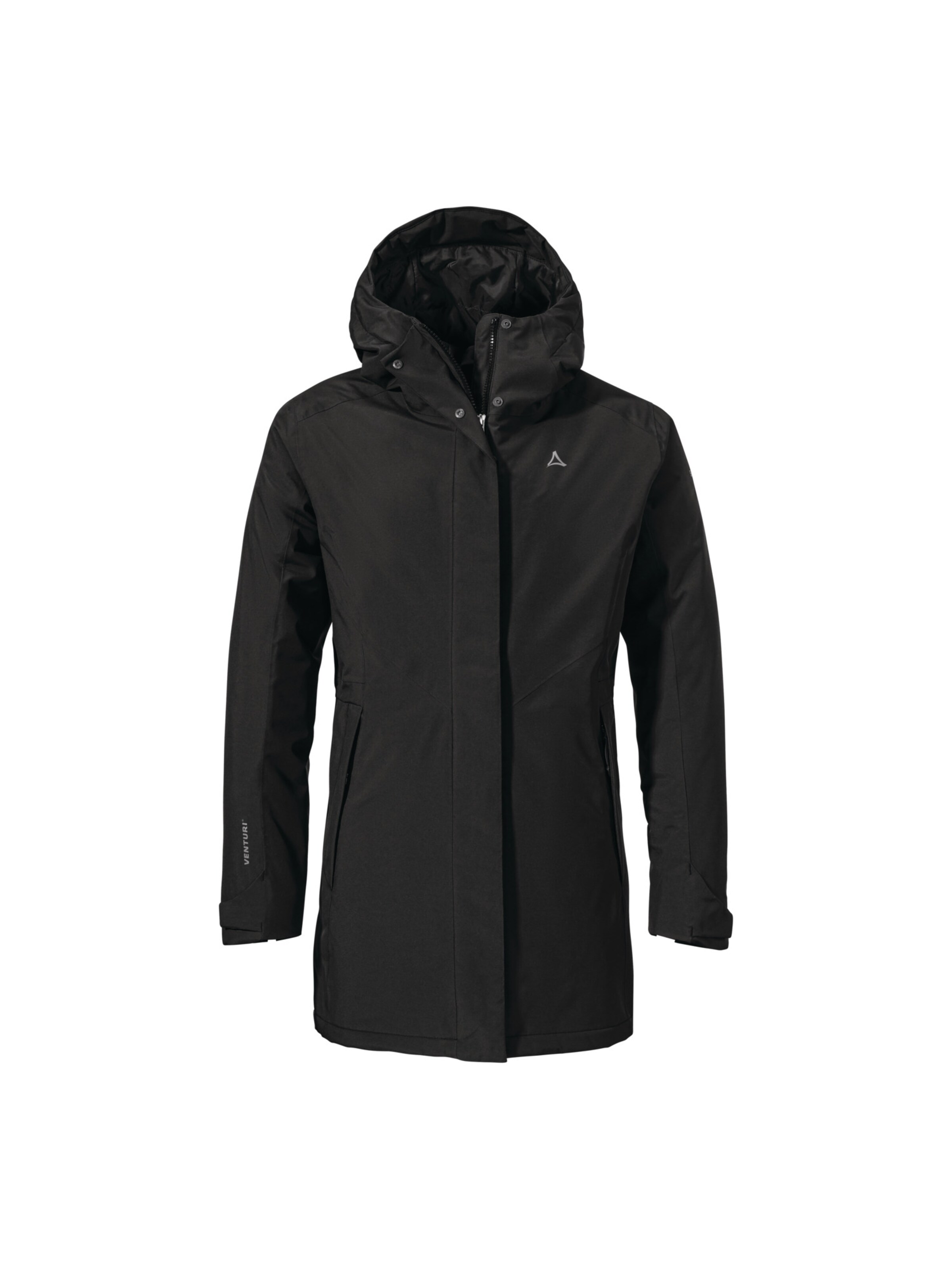 Schöffel Outdoorjacke ' Froda ' in Schwarz: Vorderseite