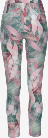 LASCANA ACTIVE Skinny Sportbroek in Groen