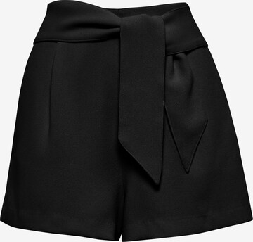 Tussah Élére vasalt nadrágok 'TAHLIA' - fekete: elől