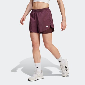 Regular Pantalon de sport 'Made For Training' ADIDAS PERFORMANCE en violet : devant