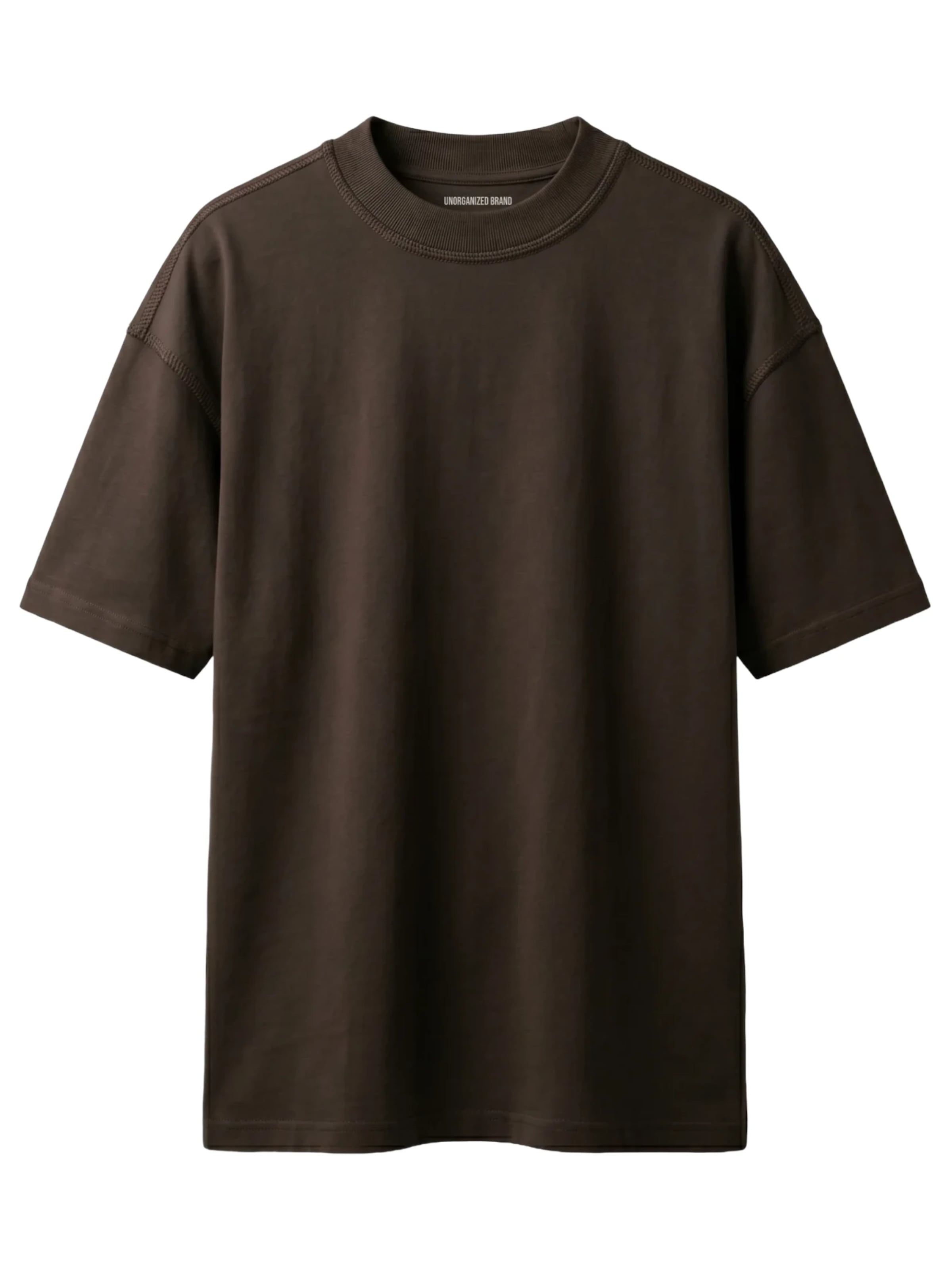 UNORGANIZED BRAND Shirt 'SCHWERES COMFORT T15' in Bruin: voorkant