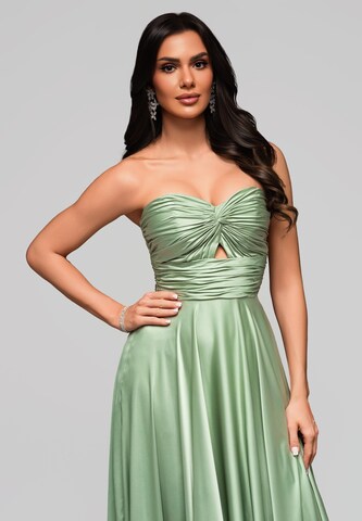 Robe de soirée Ombre en vert