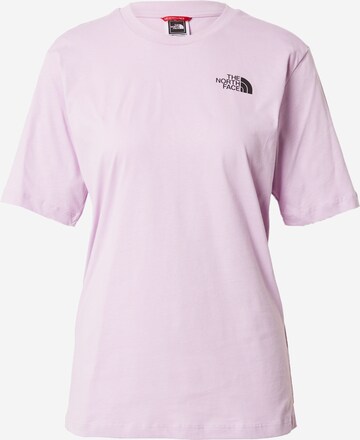 THE NORTH FACE T-Shirt 'Simple Dome' in Lila: predná strana