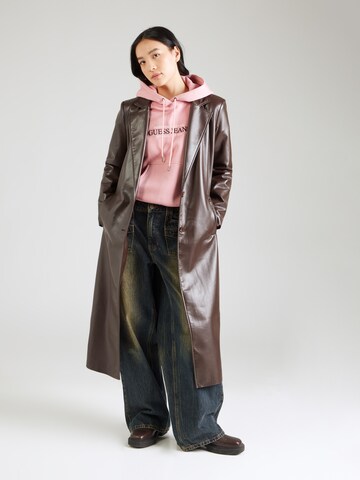 Felpa 'AMERICAN' di GUESS JEANS in rosa