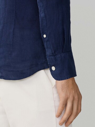 Coupe regular Chemise Hackett London en bleu
