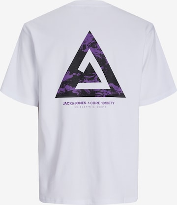 JACK & JONES T-shirt 'Triangle Summer' i vit
