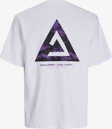 Tricou 'Triangle Summer' de la JACK & JONES pe alb