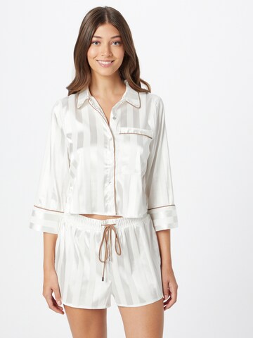 Free People Kort pyjamas i beige: framsida