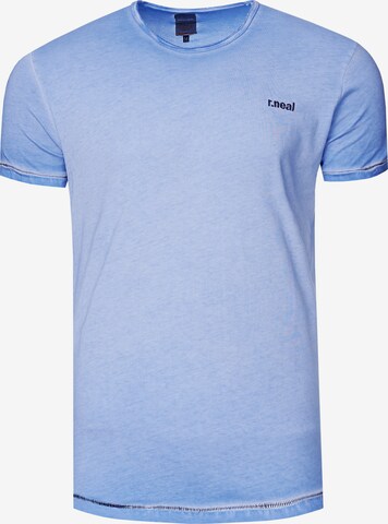 Rusty Neal Shirt in Blauw: voorkant