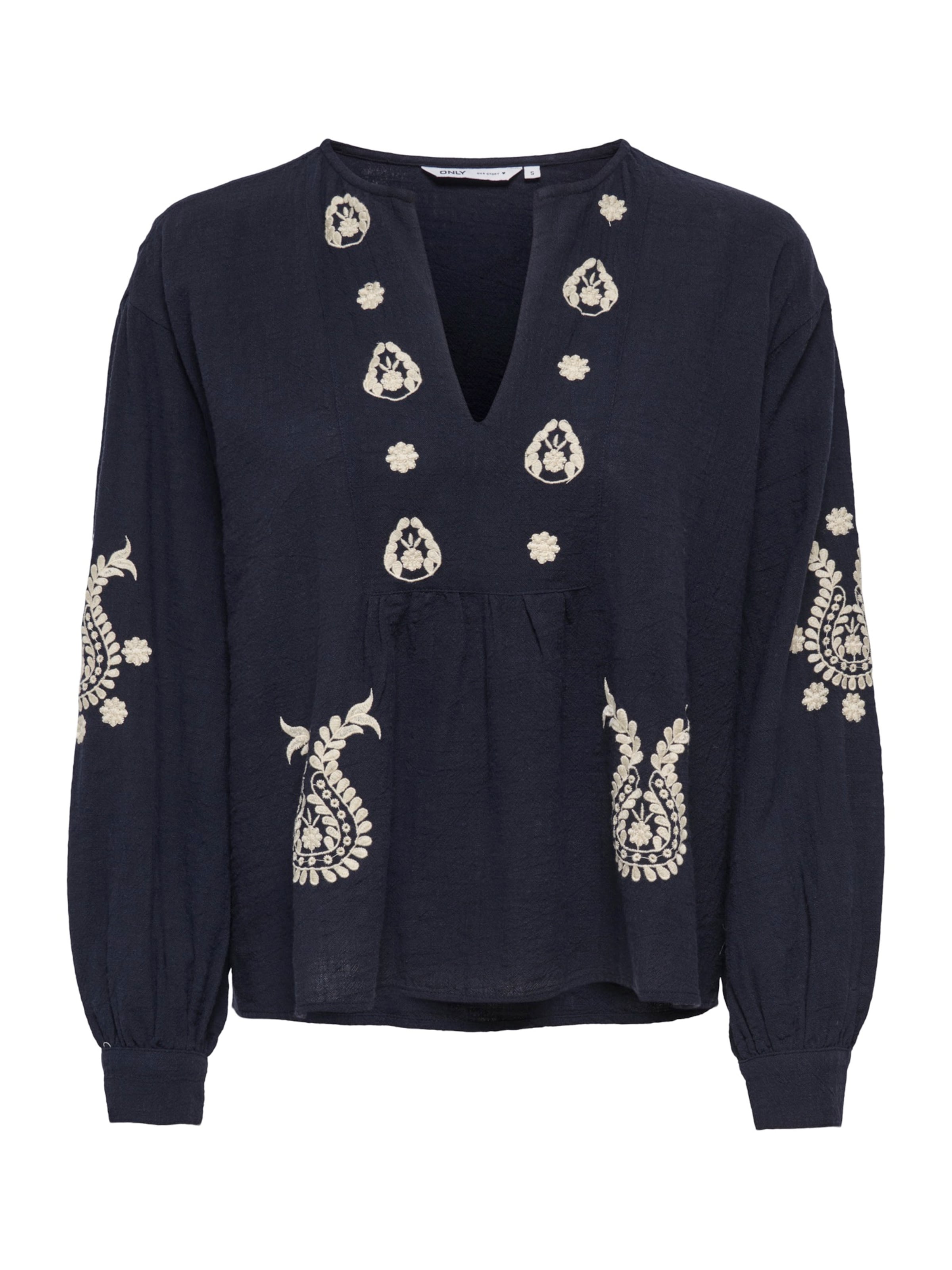 ONLY Bluse 'ONLMoon' in Blau: Vorderseite