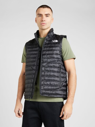 THE NORTH FACE Sportbodywarmer 'HUILA' in Zwart: voorkant