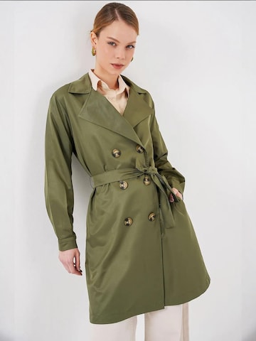 Bigdart - Sobretudo meia-estação em verde