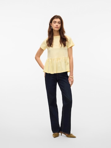 T-shirt 'VMONELLA' VERO MODA en jaune