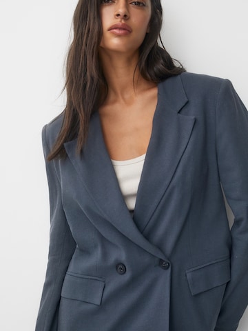 Pull&Bear Blazer in Blau