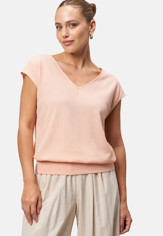 zero Shirt in Roze: voorkant