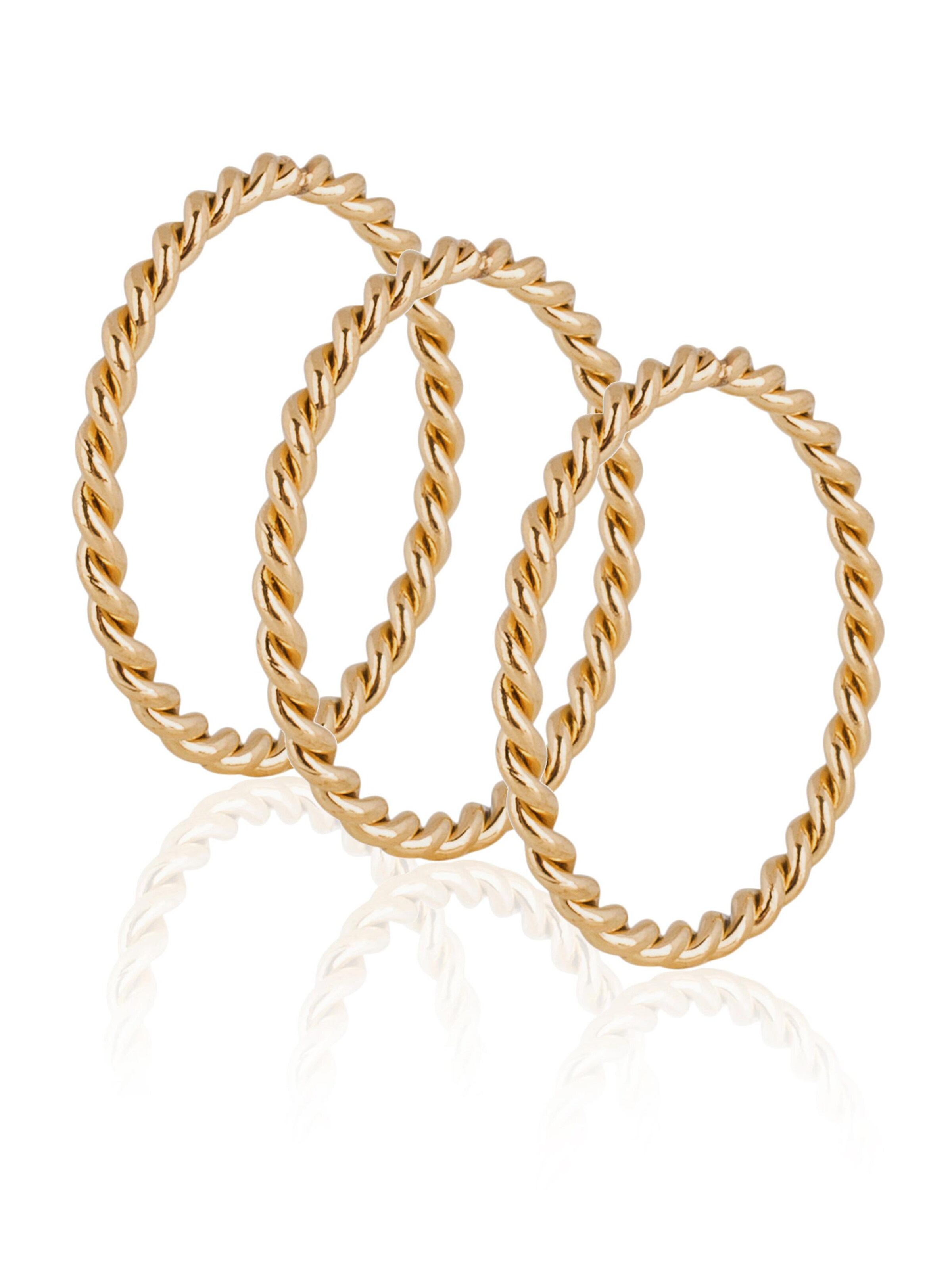 Akitsune Ring 'Mare' in Gold: front