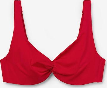 CALZEDONIA Bikinitop 'INDONESIA' in Rot: Vorderseite