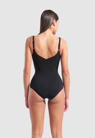 ARENA Bustier Shaping-badpak in Zwart
