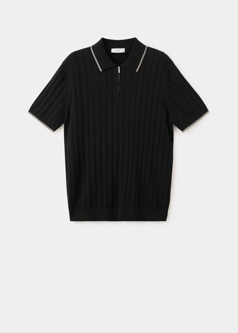 MANGO MAN Poloshirt 'Baluard in Schwarz