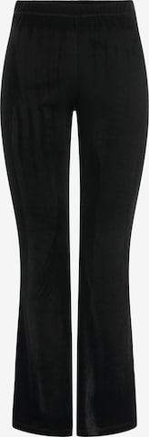 ONLY - Acampanado Pantalón 'ONLSMOOTH' en negro: frente