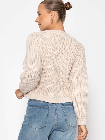 SASSYCLASSY Oversized Cardigan in Beige