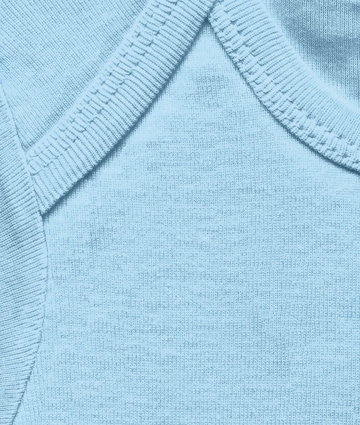 LOGOSHIRT Romper/Bodysuit 'Smiley Face' in Blue