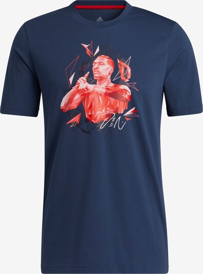 ADIDAS PERFORMANCE T-Shirt in dunkelblau / koralle, Produktansicht