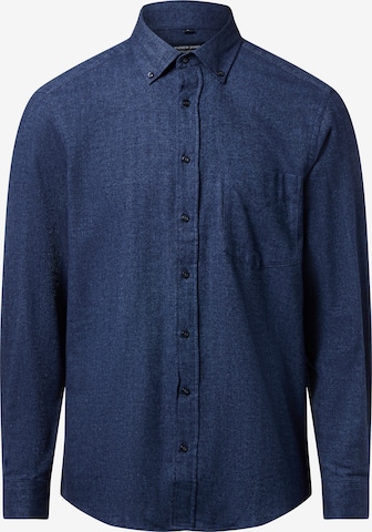 Andrew James Button Up Shirt in Blue: front