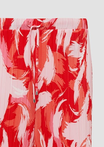 Wide Leg Pantalon s.Oliver en rouge