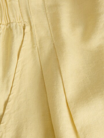 JJXX Wide leg Παντελόνι πλισέ σε κίτρινο